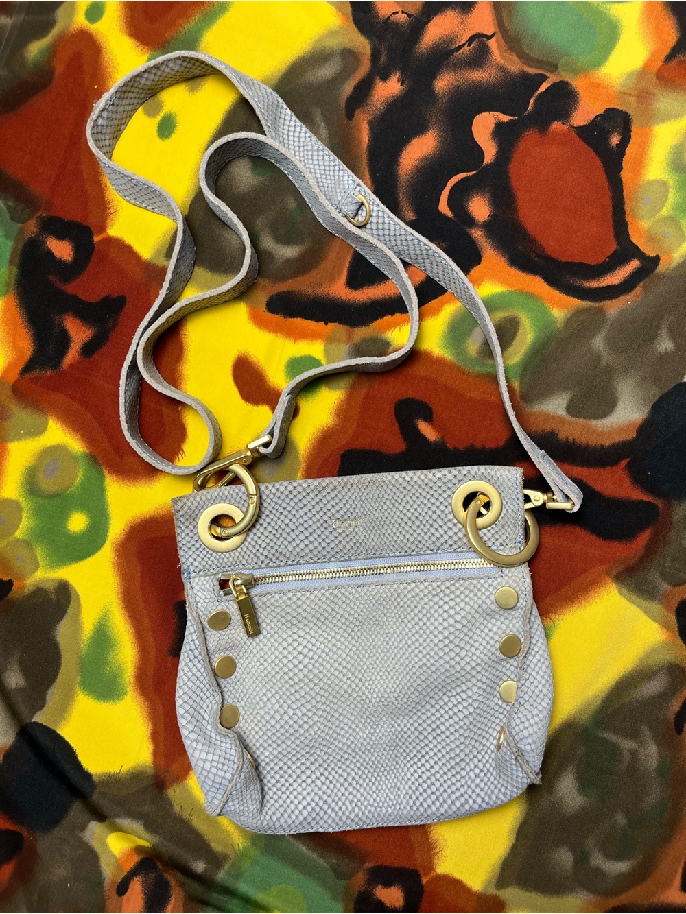 Hammitt Gray Tony Bag With Gold Accents